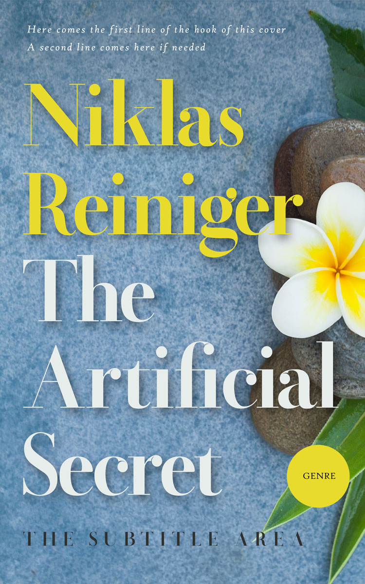 2D view of Premade Health & Dieting & Fitness Book Cover - Bermuda Gray