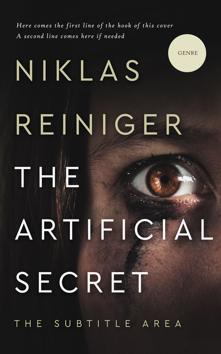 2D view of Premade Mystery & Thriller & Suspense Book Cover - Cocoa Brown