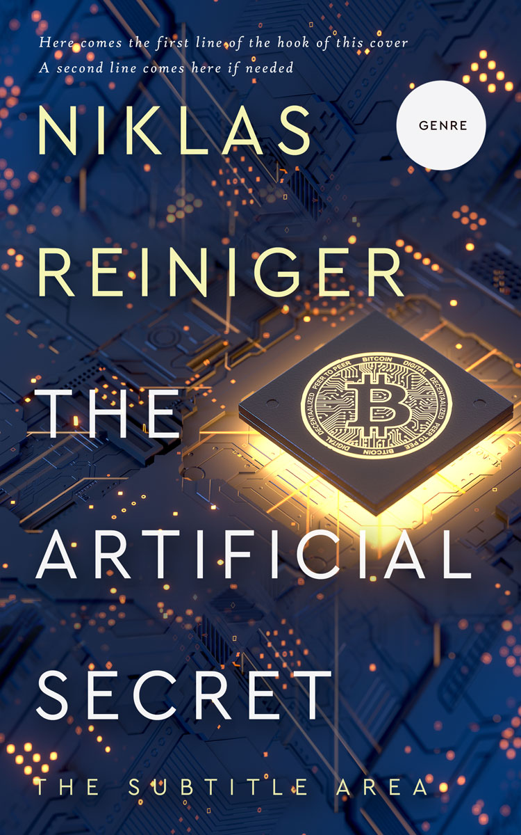 2D view of Premade Business Book Cover - Pickled Bluewood