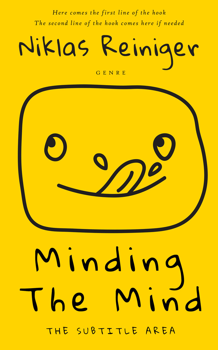 2D view of Premade Self-Improvement & Self-Help Book Cover - Gold