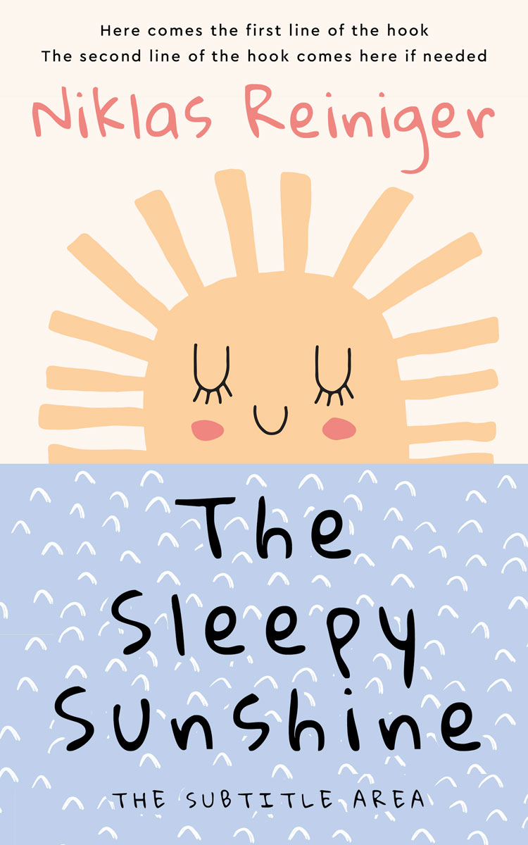 2D view of Premade Children's Book Cover - Bon Jour