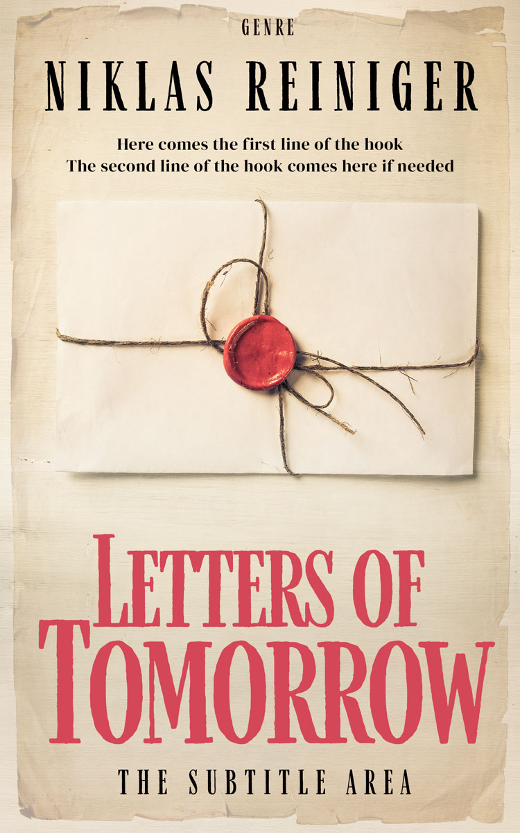 2D view of Premade Mystery & Thriller & Suspense Book Cover - Stark White