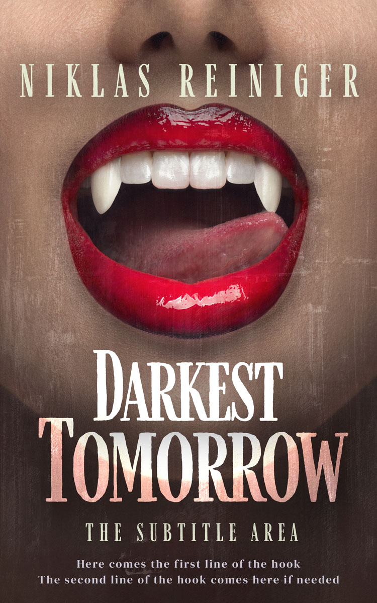 2D view of Premade Horror Book Cover - Roman Coffee