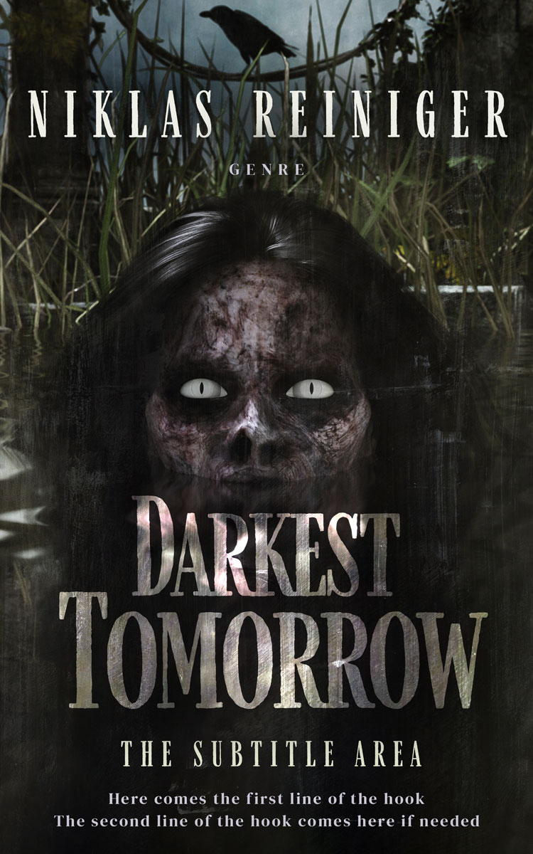 2D view of Premade Fantasy Book Cover - Log Cabin