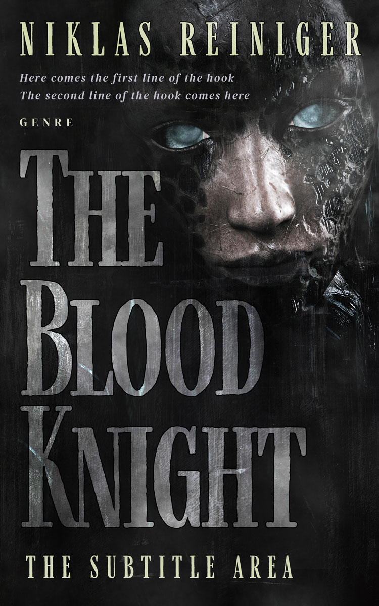 2D view of Premade Horror Book Cover - Cod Gray