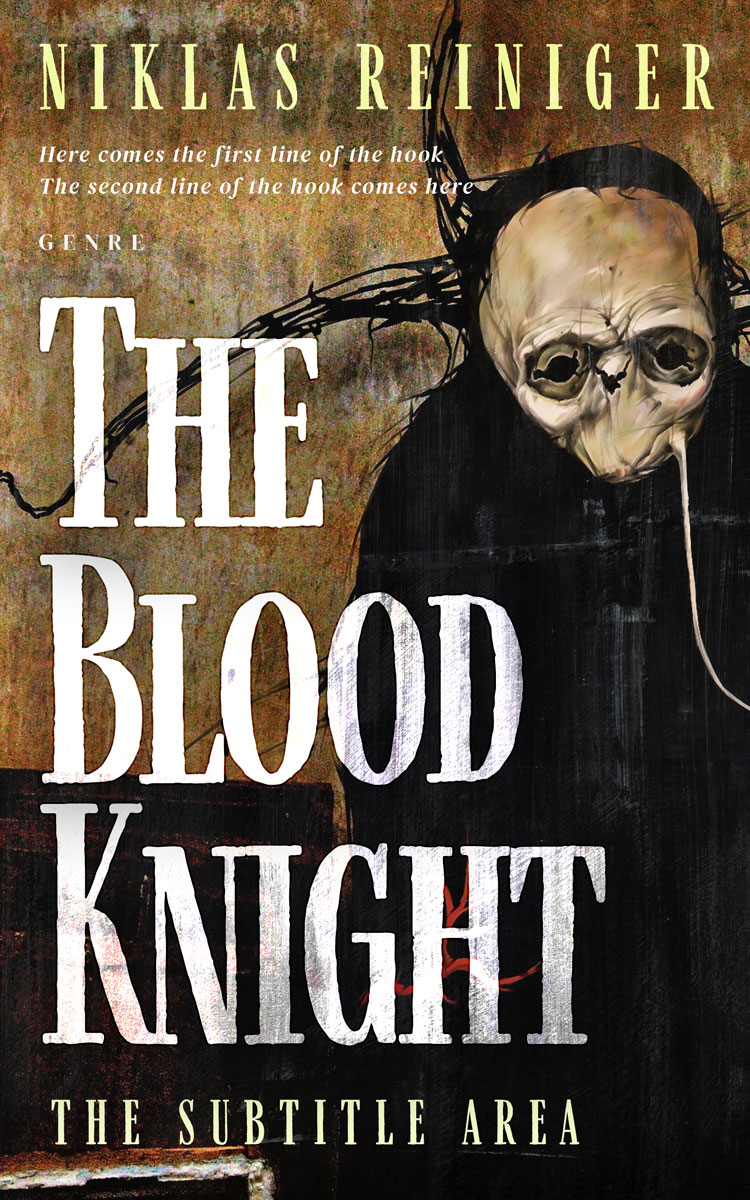 2D view of Premade Horror Book Cover - Akaroa