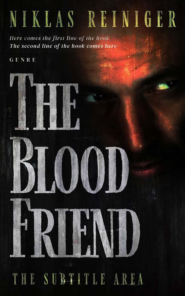 2D view of Premade Mystery & Thriller & Suspense Book Cover - Del Rio