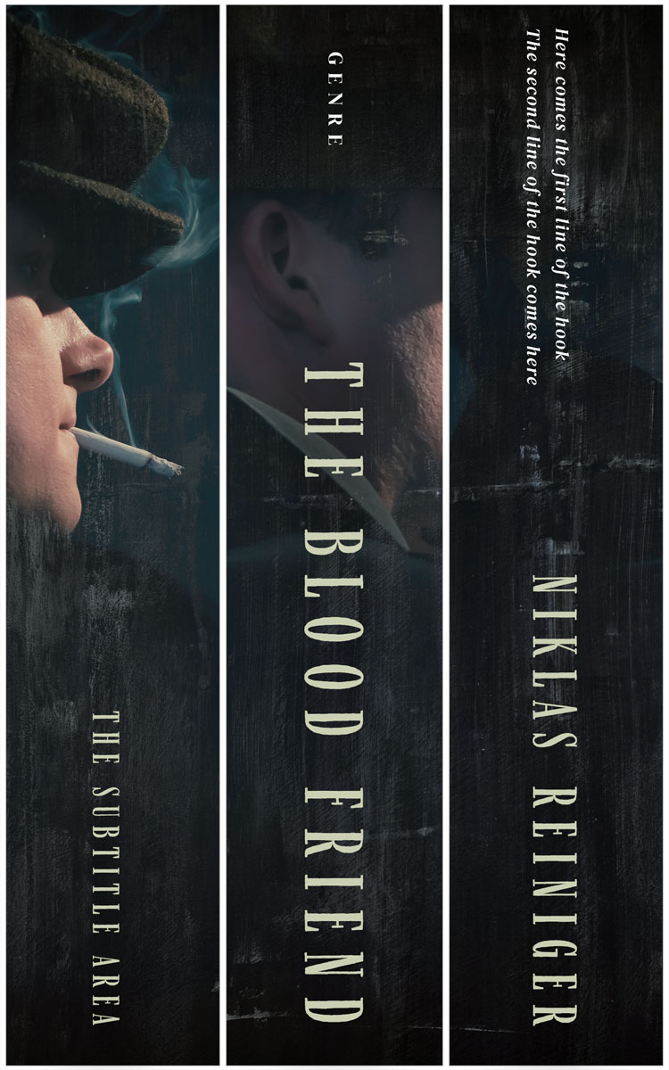 2D view of Premade Mystery & Thriller & Suspense Book Cover - Shark