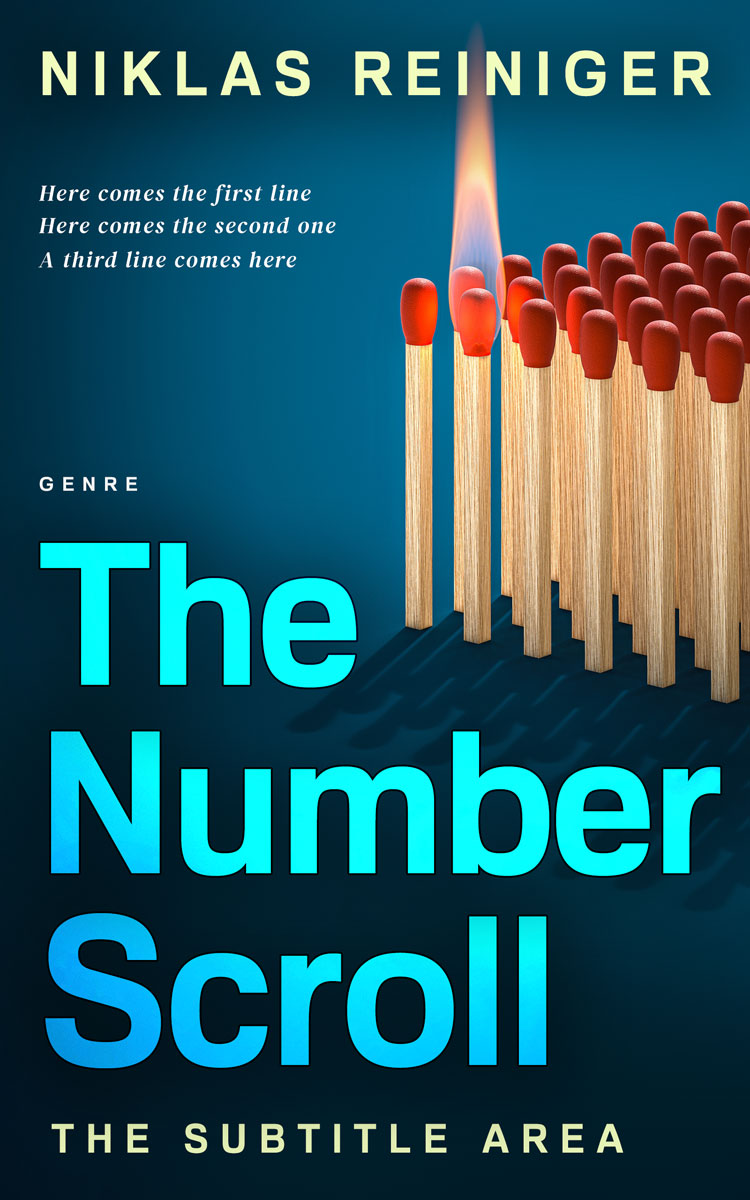 2D view of Premade Self-Improvement & Self-Help Book Cover - Tiber