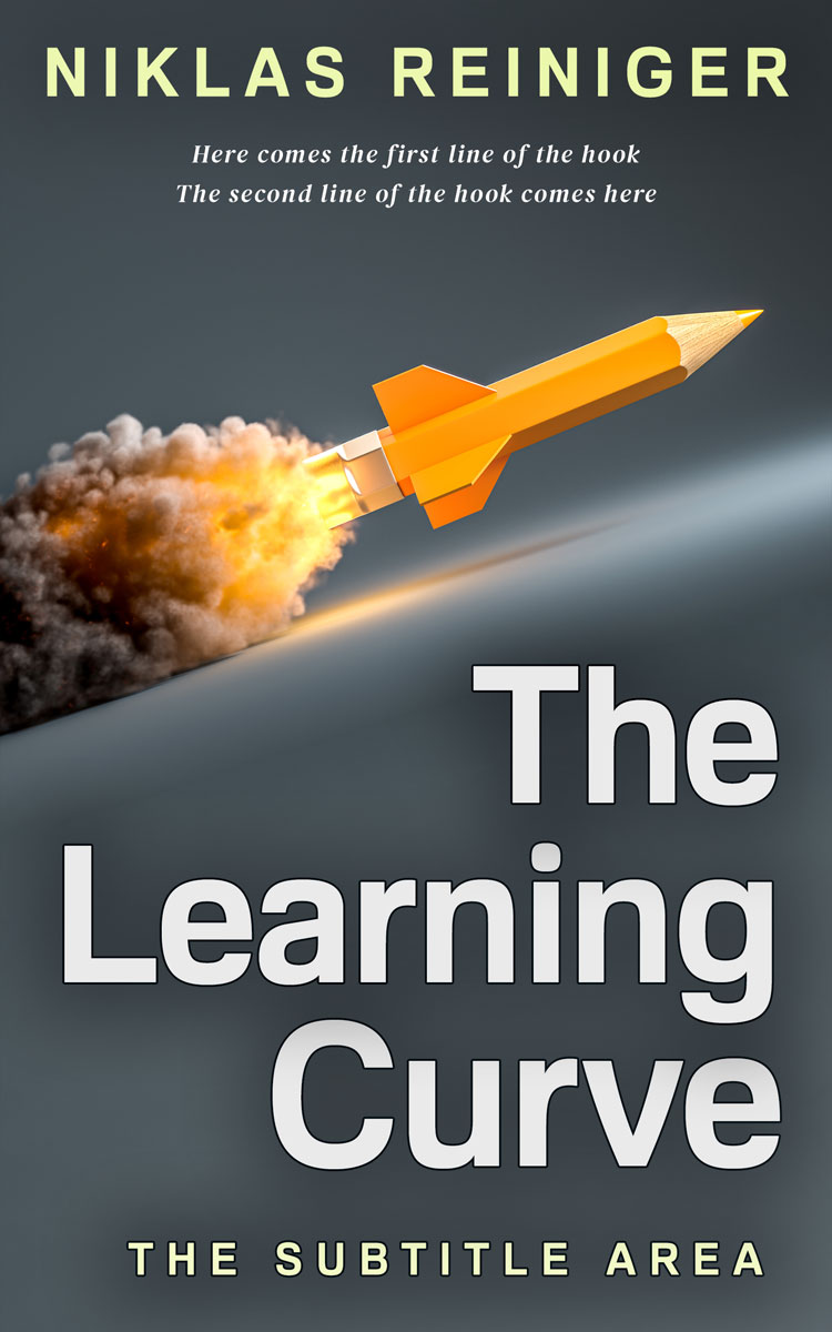 2D view of Premade Business Book Cover - Mako