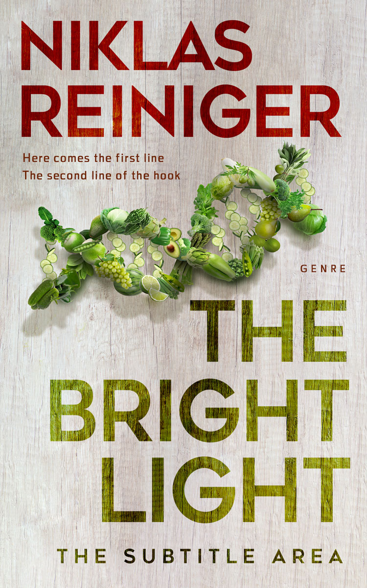 2D view of Premade Cookbooks & Food & Wine Book Cover - Swirl