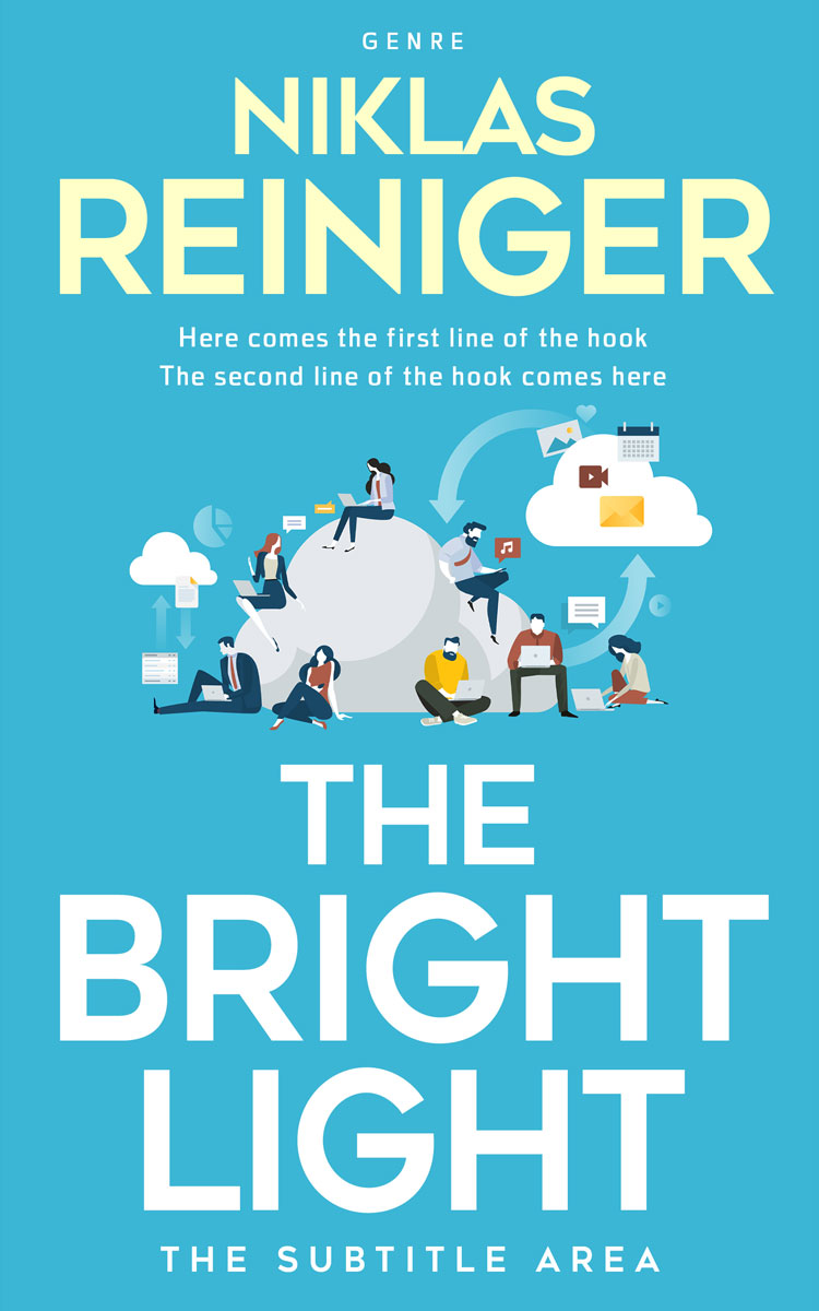 2D view of Premade Business Book Cover - Scooter