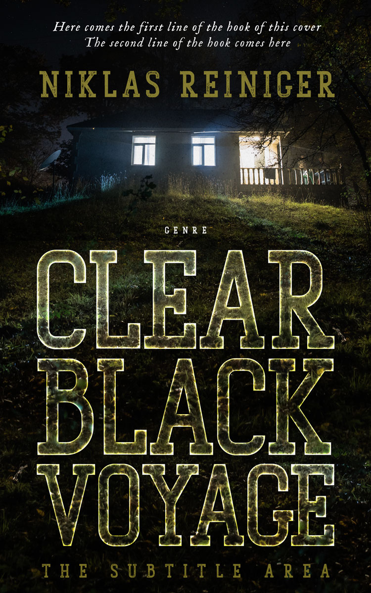 2D view of Premade Horror Book Cover - Rangoon Green