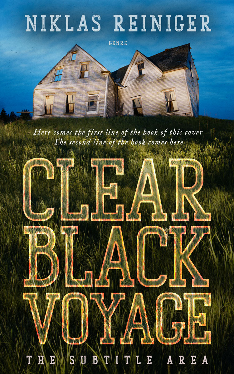 2D view of Premade Mystery & Thriller & Suspense Book Cover - Tan