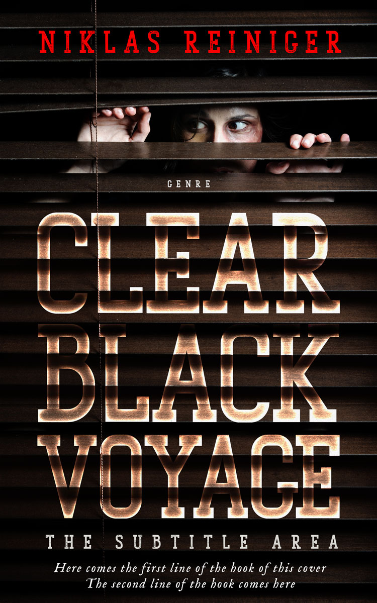 2D view of Premade Mystery & Thriller & Suspense Book Cover - Night Rider