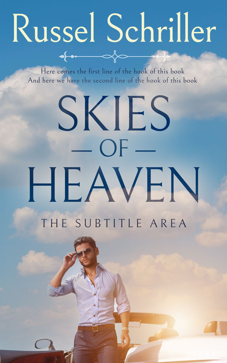 2D view of Premade Royal Romance Book Cover - Silver