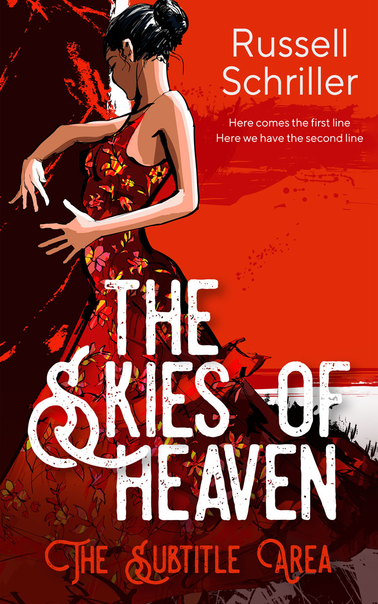 2D view of Premade Romance Book Cover - Wood Bark