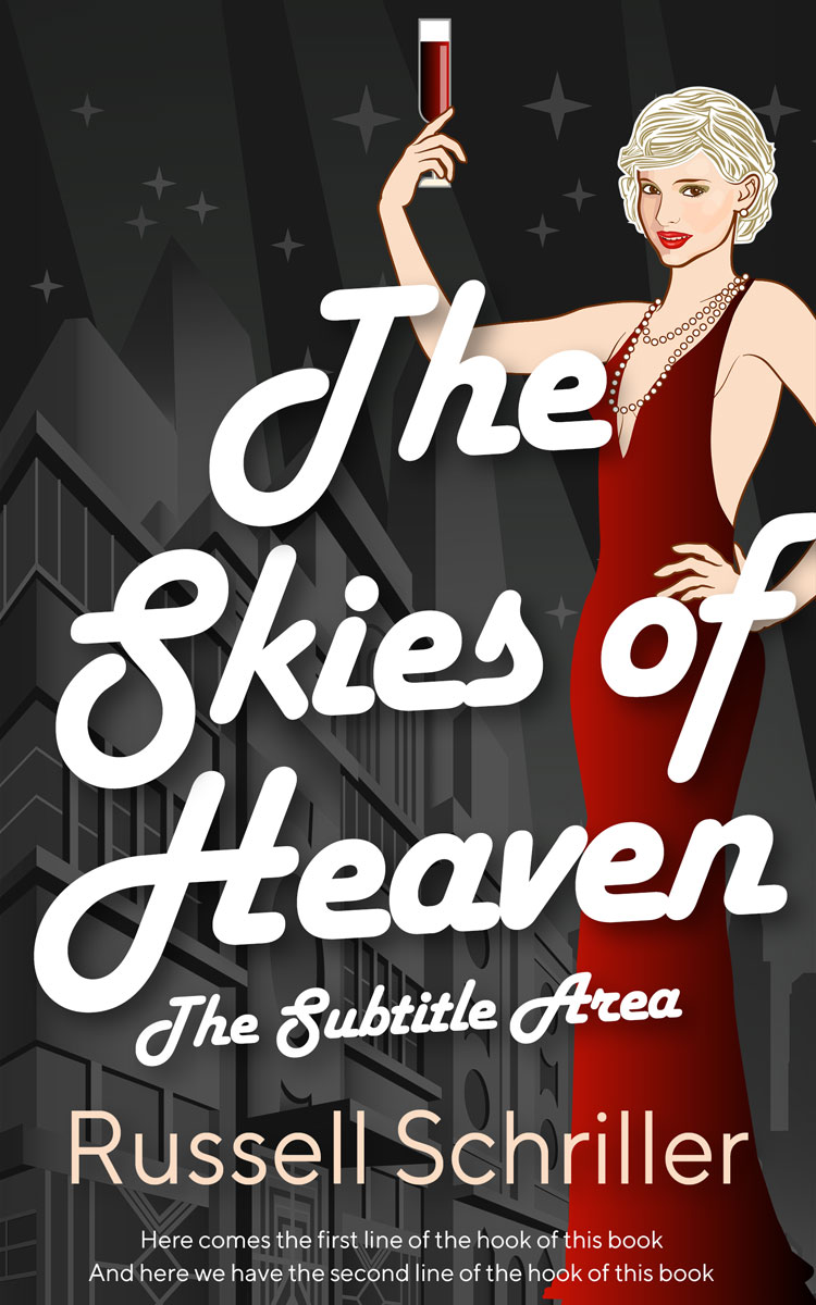 2D view of Premade Chick Lit Book Cover - Dune