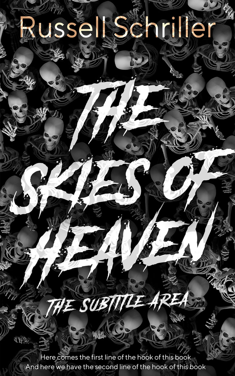 2D view of Premade Horror Book Cover - Cod Gray