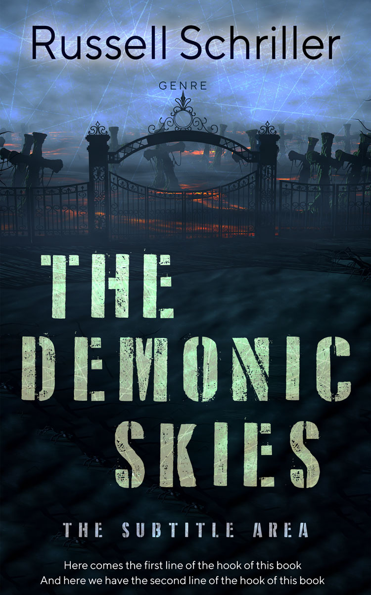 2D view of Premade Fantasy Book Cover - Aztec