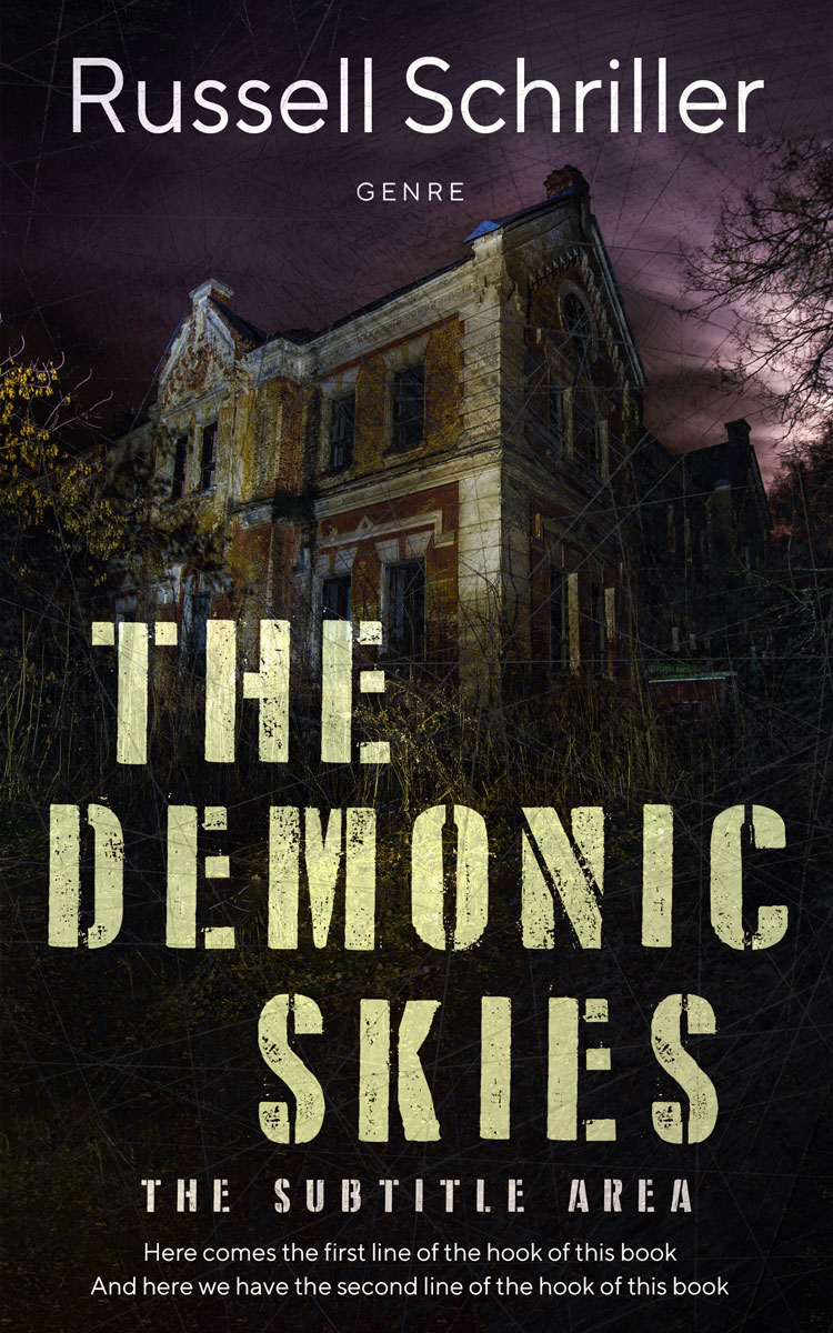 2D view of Premade Mystery & Thriller & Suspense Book Cover - Cod Gray