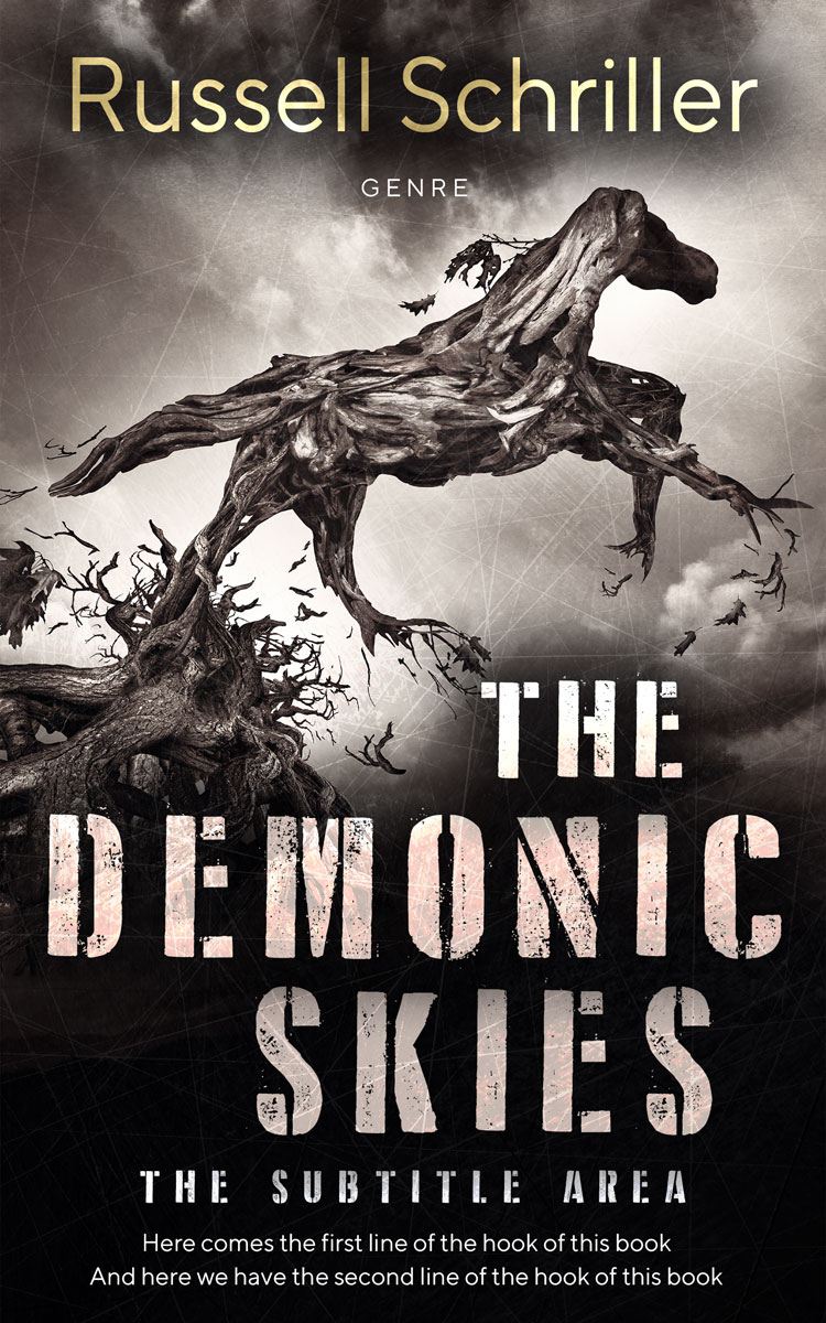 2D view of Premade Horror Book Cover - Sisal