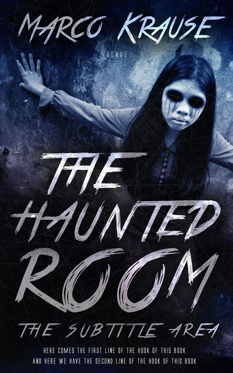 2D view of Premade Horror Book Cover - Vulcan