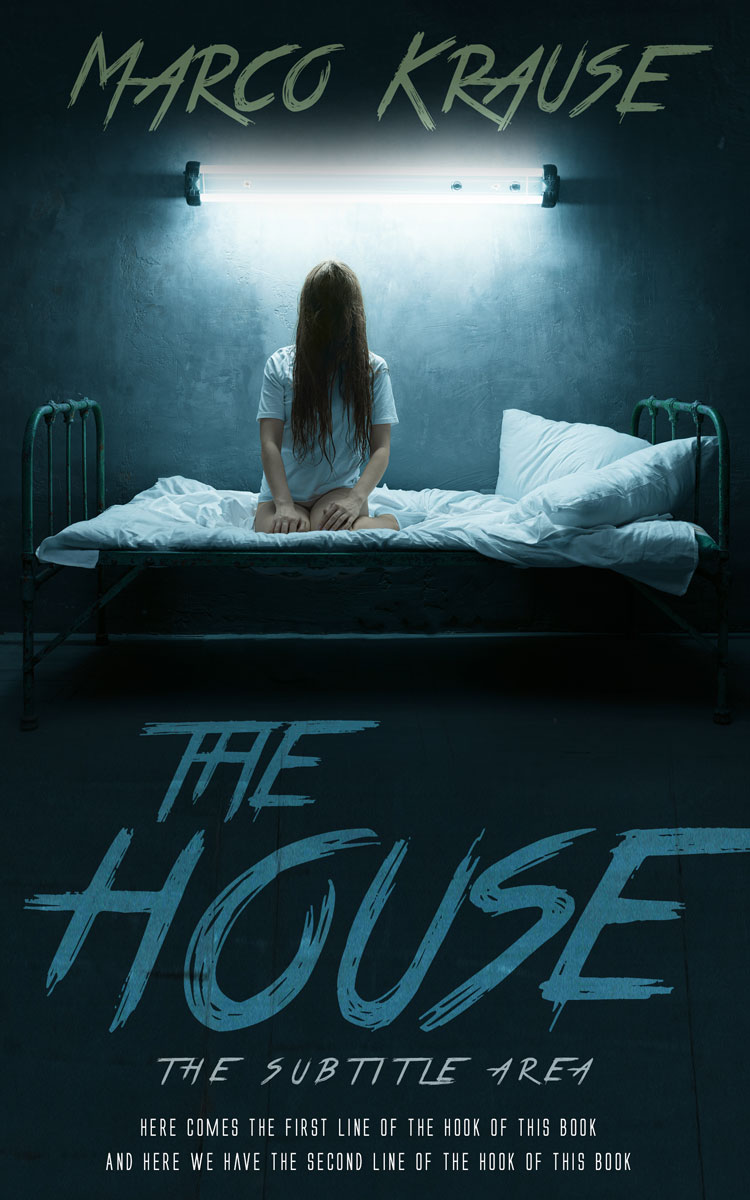 2D view of Premade Horror Book Cover - Firefly