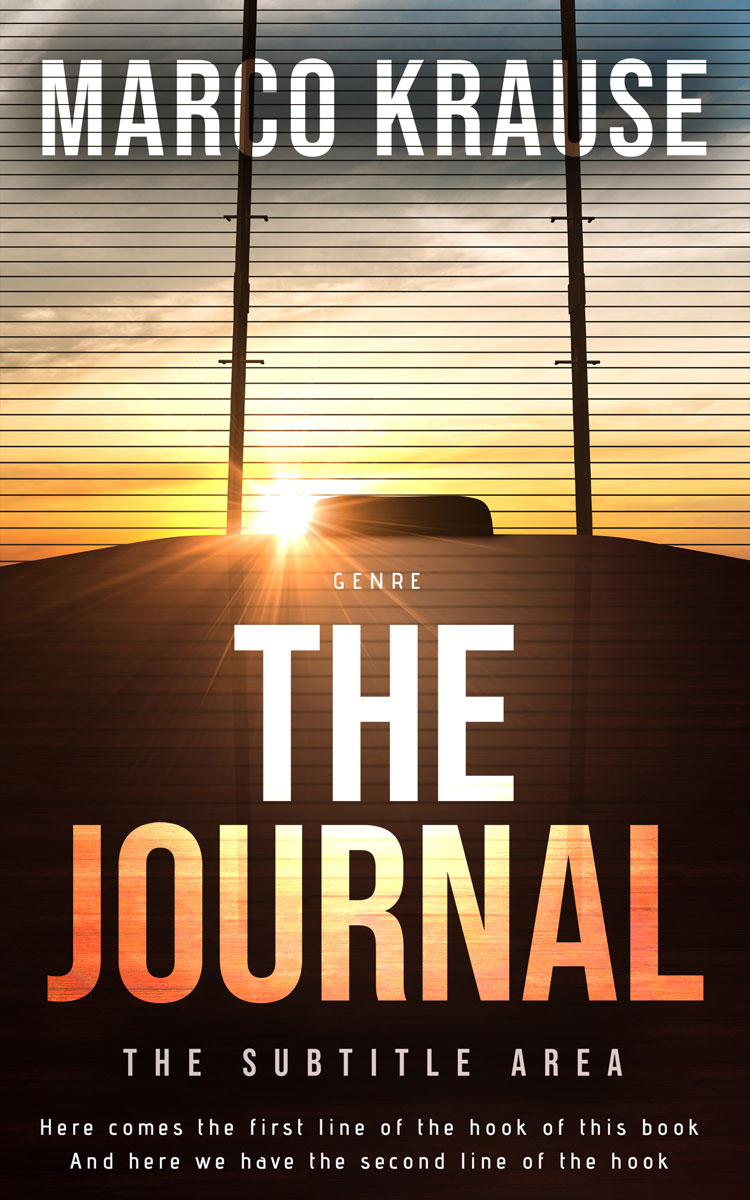 2D view of Premade Self-Improvement & Self-Help Book Cover - Chalky