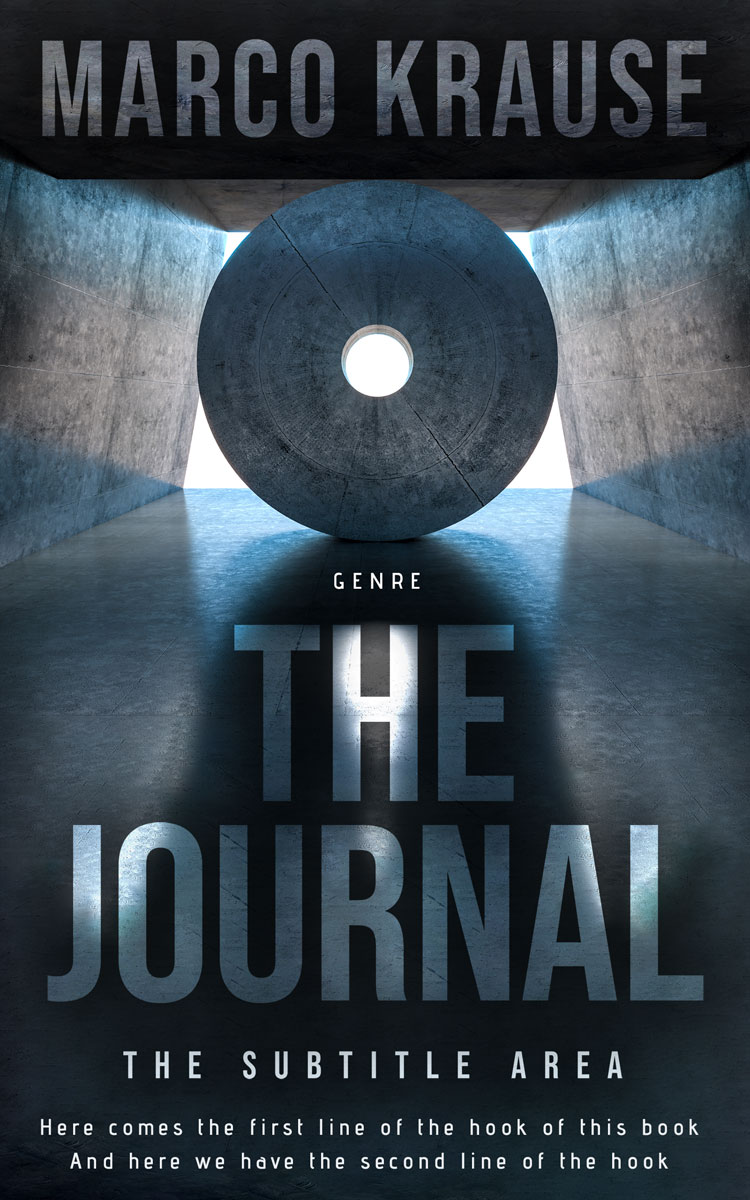 2D view of Premade Business Book Cover - Ebony Clay