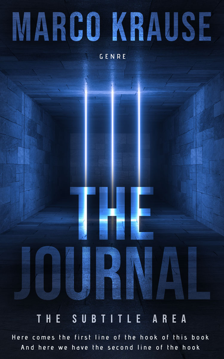 2D view of Premade Paranormal & Urban Book Cover - Big Stone
