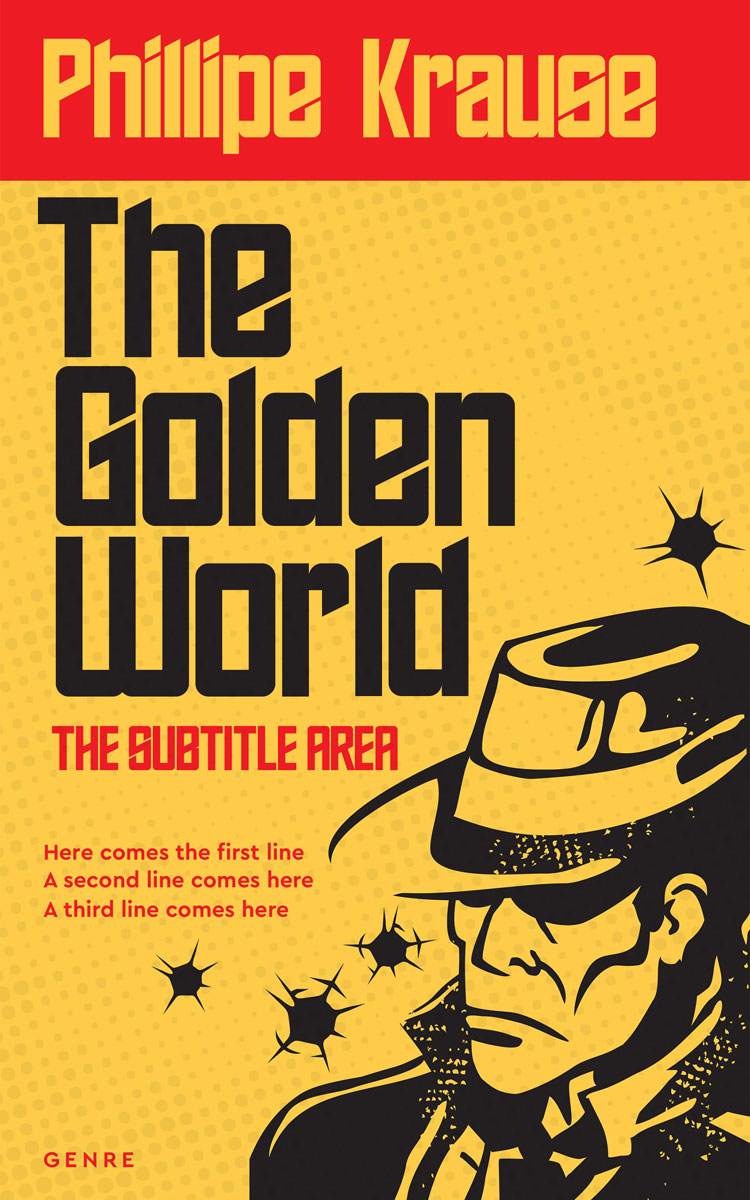 2D view of Premade Mystery & Thriller & Suspense Book Cover - Thunder