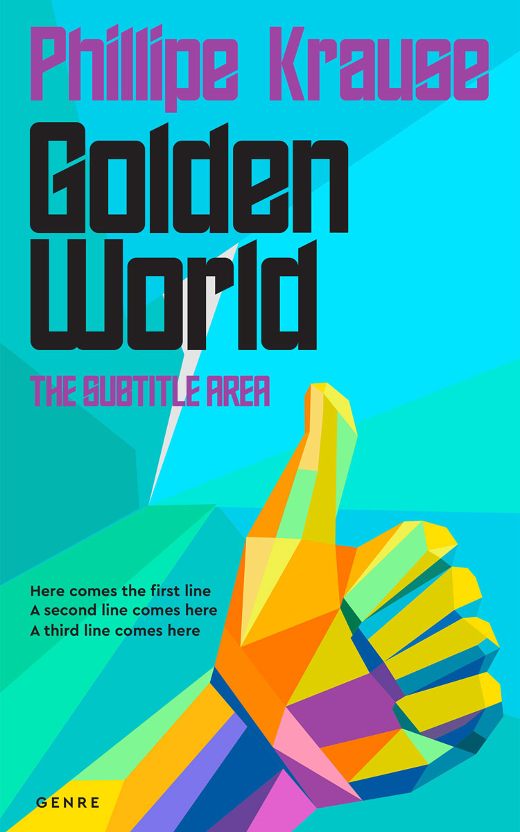 2D view of Premade Abstract Book Cover - Raw Sienna