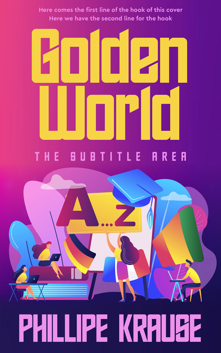 2D view of Premade Education Book Cover - Seance