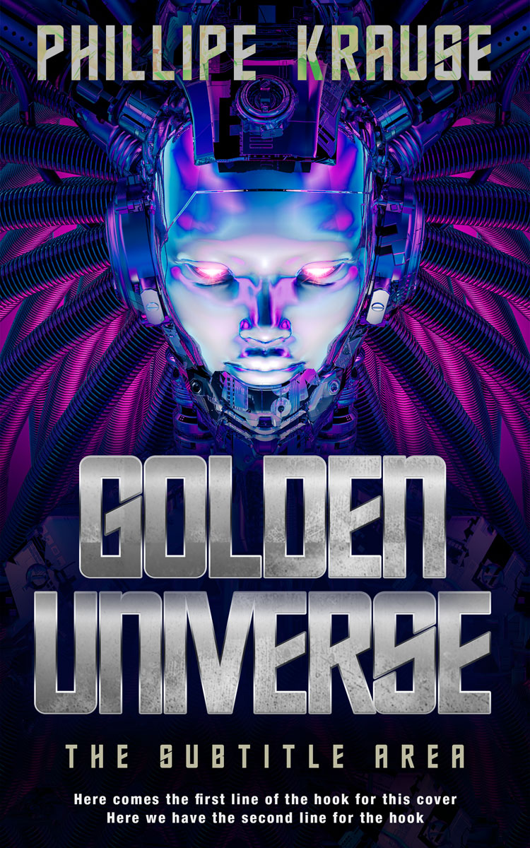 2D view of Premade Science Fiction Book Cover - Haiti