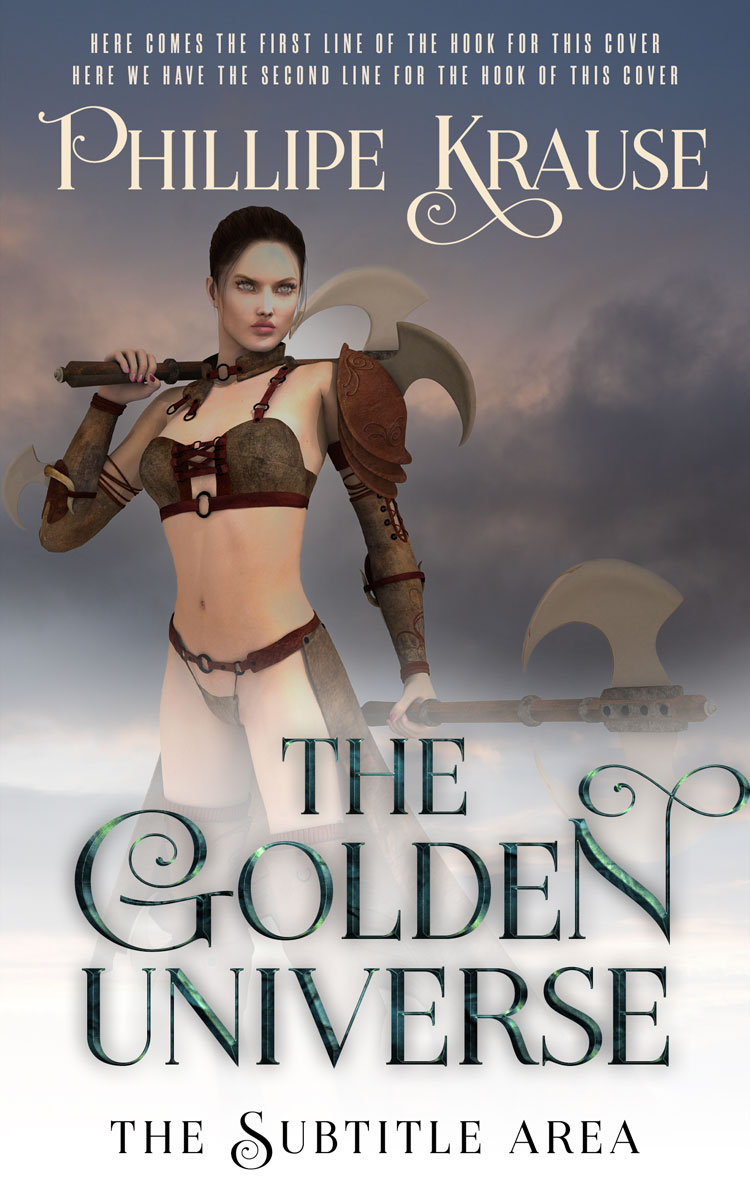 2D view of Premade Fantasy Book Cover - Fedora