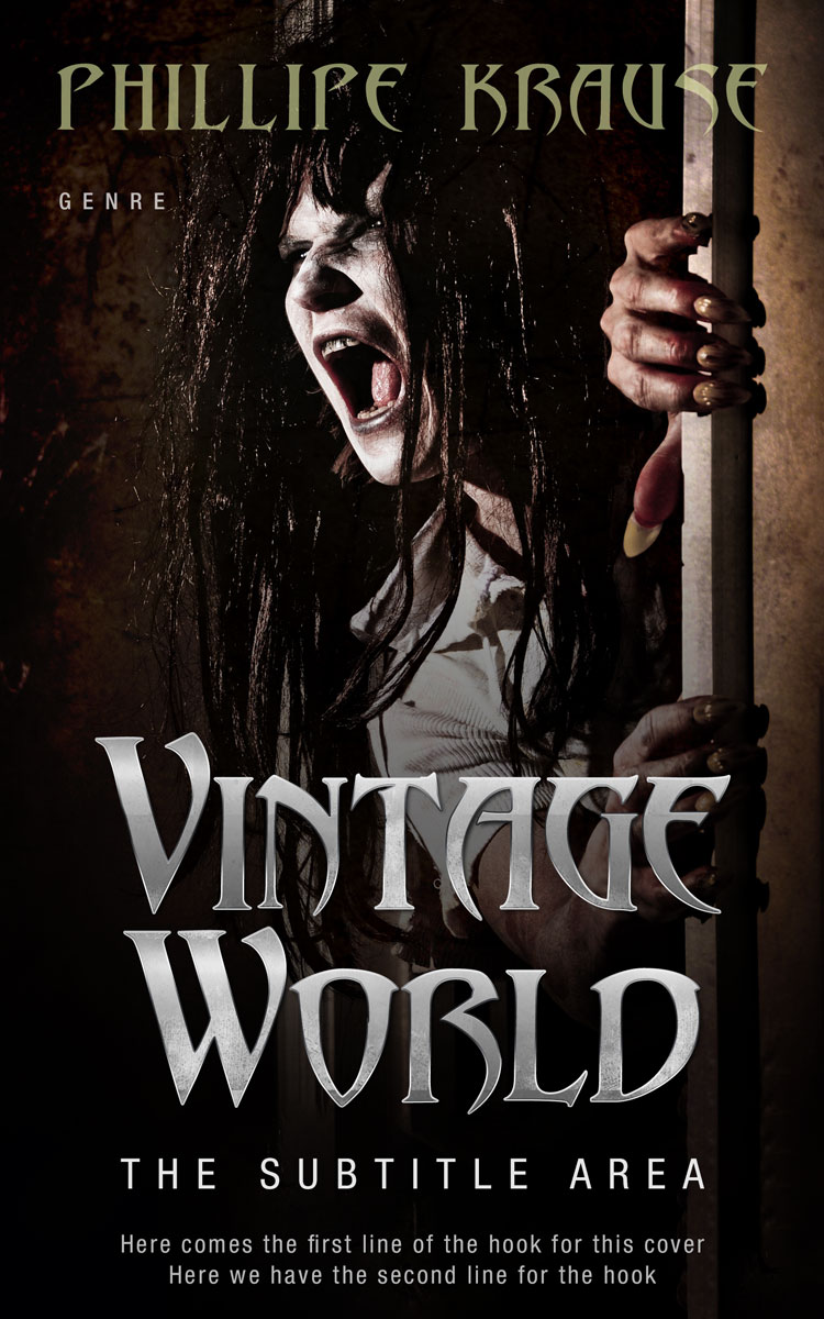 2D view of Premade Horror Book Cover - Night Rider