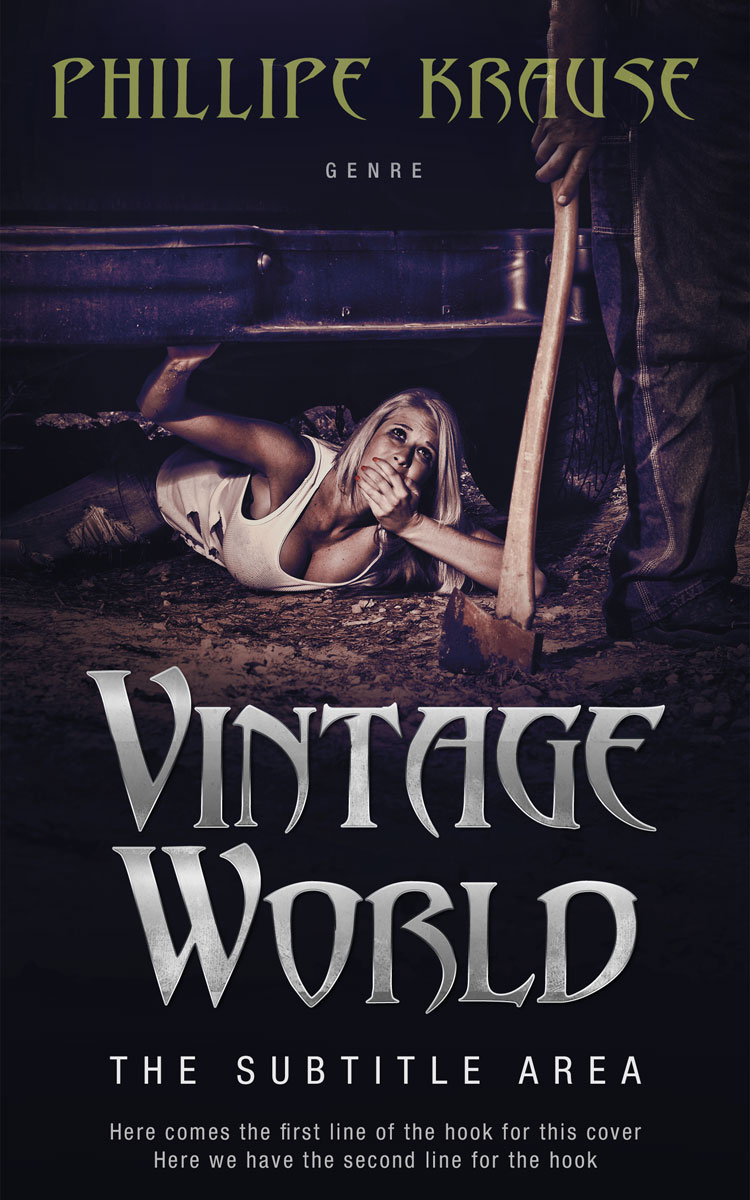 2D view of Premade Mystery & Thriller & Suspense Book Cover - Cinder