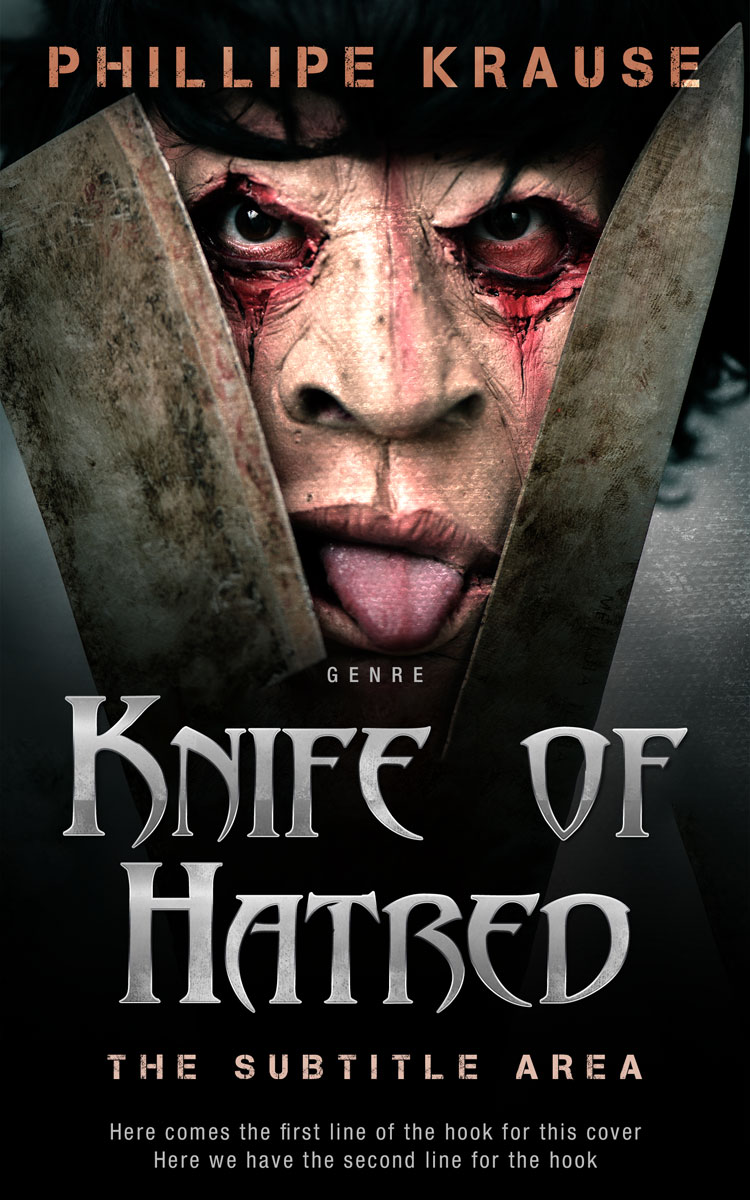 2D view of Premade Mystery & Thriller & Suspense Book Cover - Quicksand