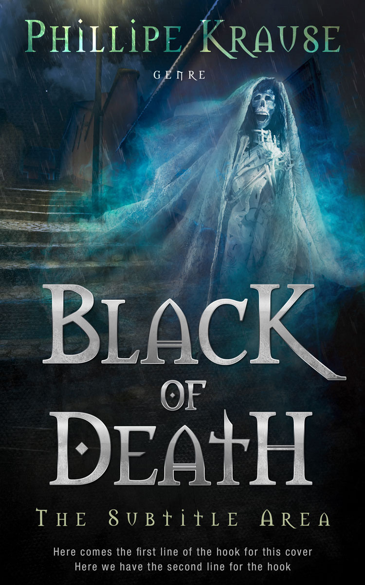 2D view of Premade Horror Book Cover - Mirage