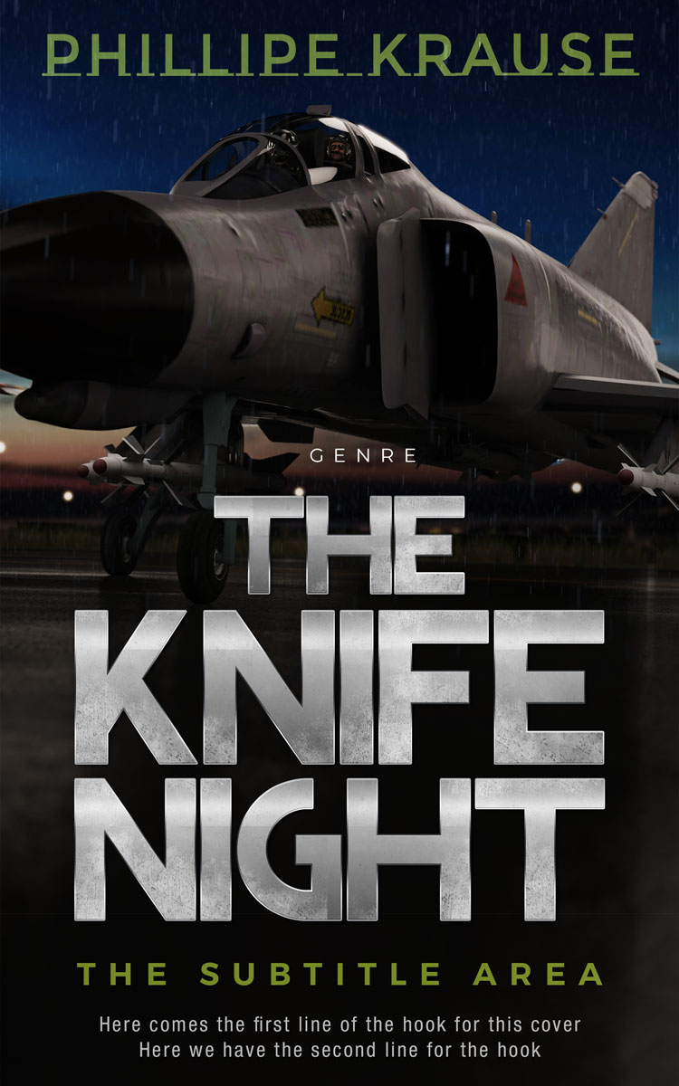 2D view of Premade Action & Adventure Book Cover - Nobel