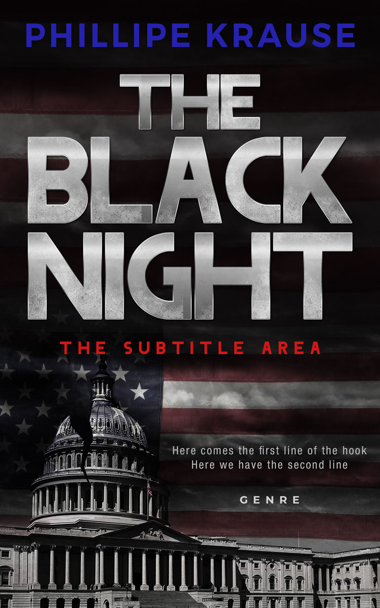 2D view of Premade Mystery & Thriller & Suspense Book Cover - Nobel