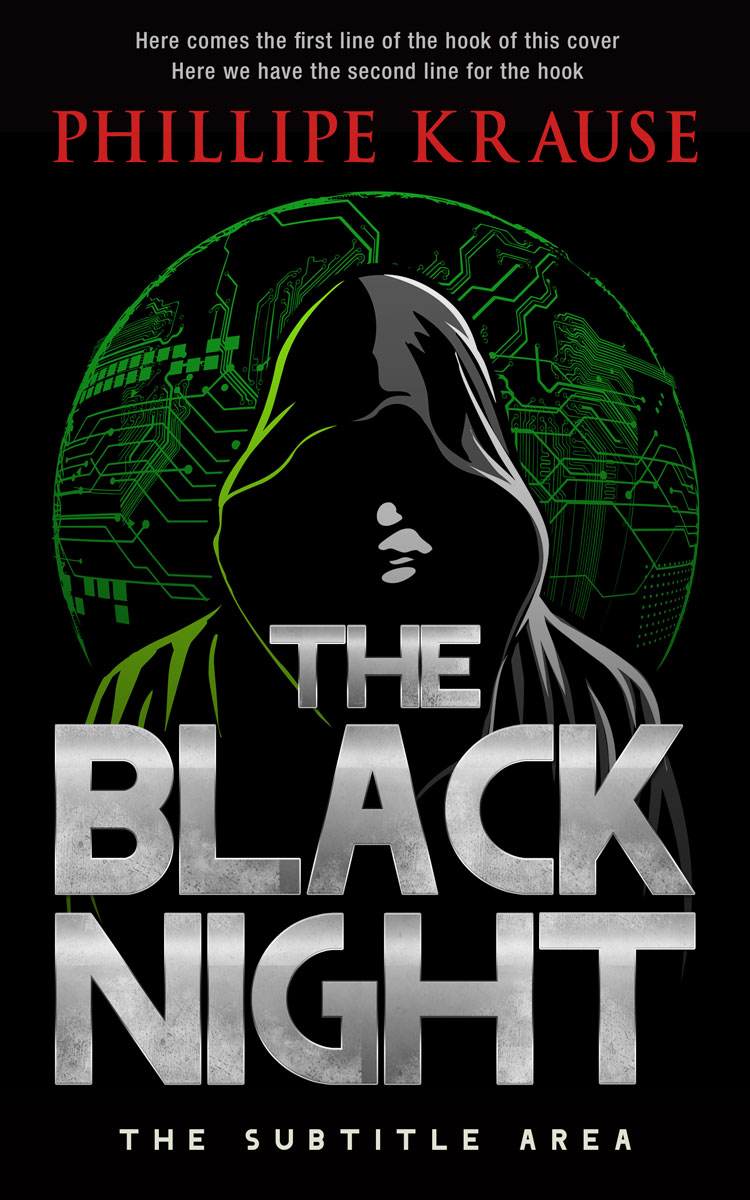 2D view of Premade Mystery & Thriller & Suspense Book Cover - Nobel