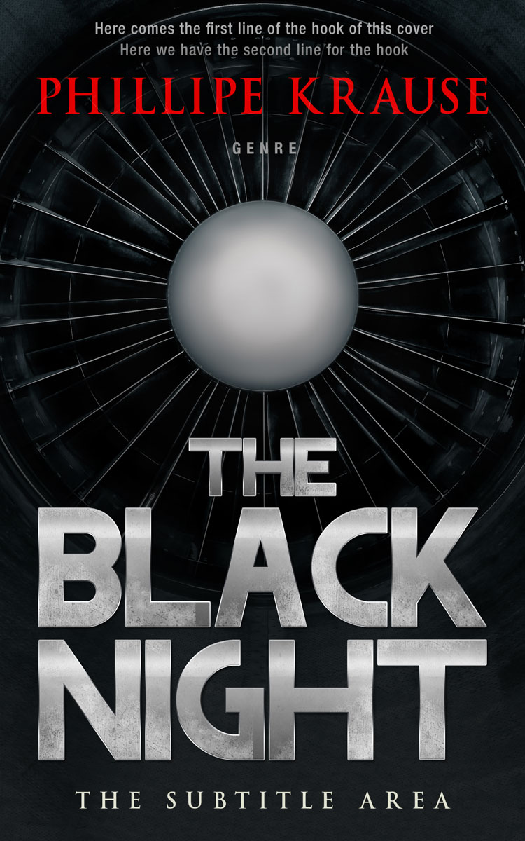 2D view of Premade Action & Adventure Book Cover - Nobel