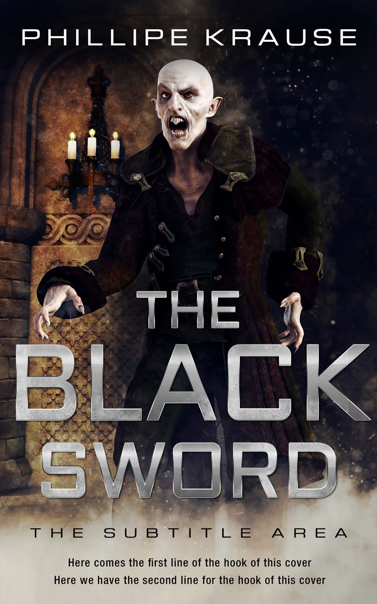 2D view of Premade Horror Book Cover - Tea