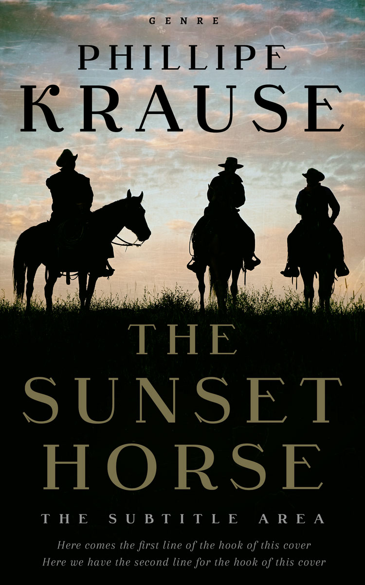 2D view of Premade Action & Adventure Book Cover - Nomad