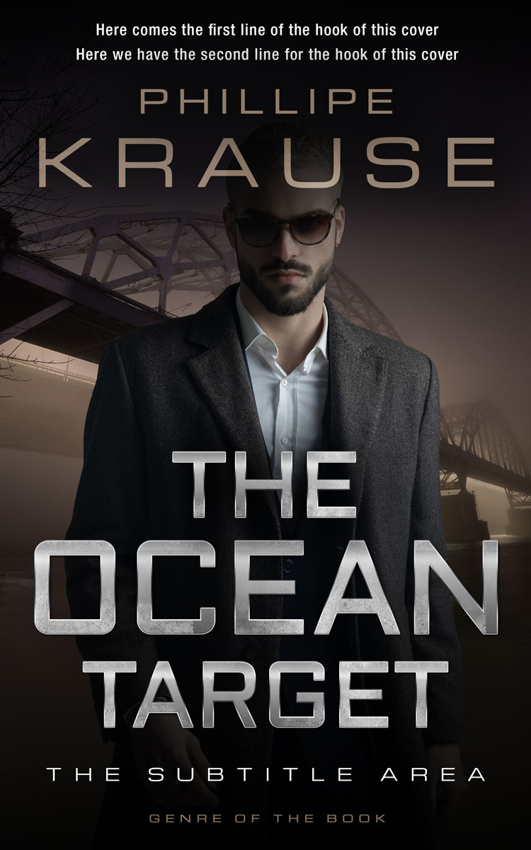 2D view of Premade Mystery & Thriller & Suspense Book Cover - Cod Gray