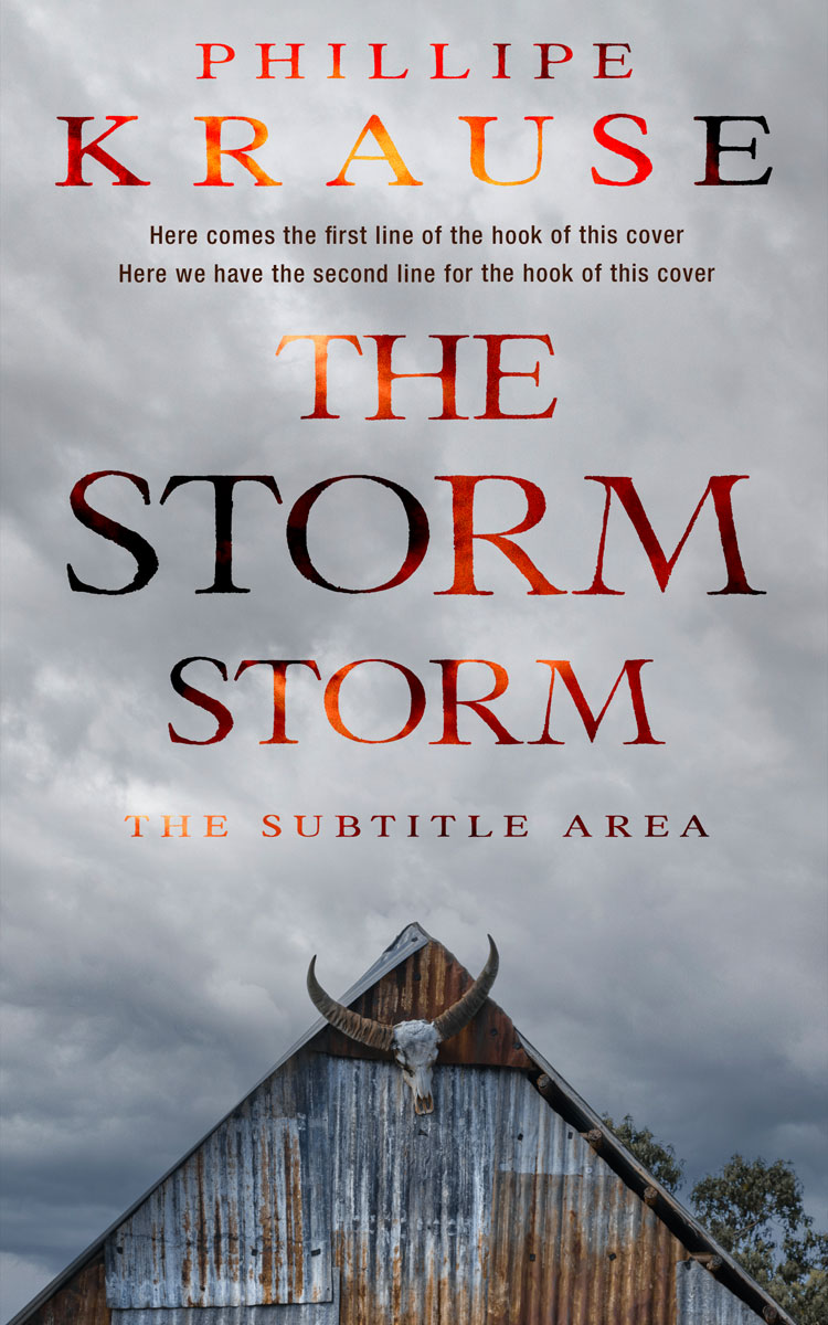 2D view of Premade Horror Book Cover - Bombay