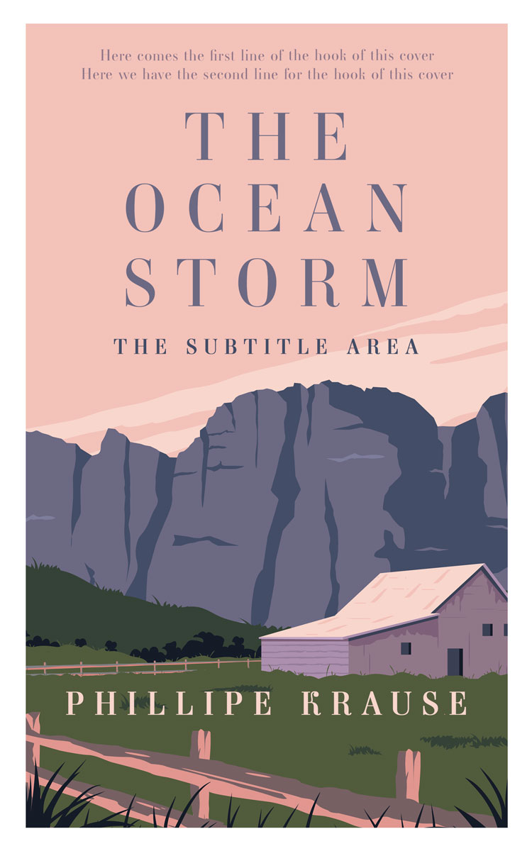 2D view of Premade Western Book Cover - Nandor