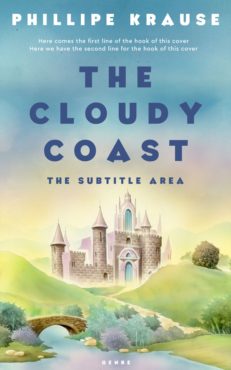 2D view of Premade Children's Book Cover - Coriander